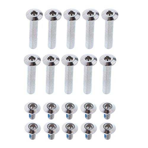 Sharplace 10pcs Inline Skate Innensechskant Schrauben Set aus, 31mm von Sharplace