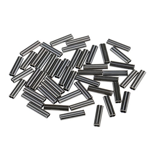 Sharplace 50 Stücke Angeln Klemmhülsen zur Stahlvorfachanfertigung für & Drahtführer, 0,8mm Bohrung Sharplace 50 Stücke Angeln Klemmhülsen zur Stahlvorfachanfertigung für & Drahtführer, 0,8mm Bohrung von Sharplace