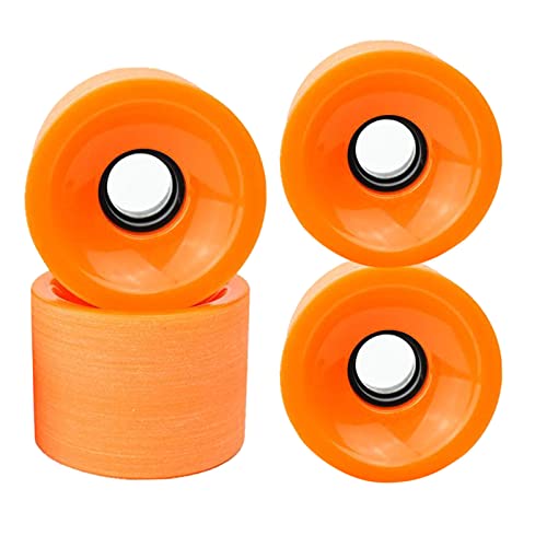 Sharplace 70mm Longboard PU Rollen Ersatz Skateboard 78A Härte Rollen Cruising Wheel Außenhülle, Orange Sharplace 70mm Longboard PU Rollen Ersatz Skateboard 78A Härte Rollen Cruising Wheel Außenhülle, Orange von Sharplace