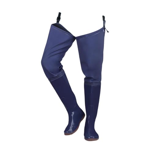 Sharplace Angler-Wathose, Regenstiefel, Strumpfstiefel, Watsocke, verschleißfeste Wasserhose, Gartenarbeit für Männer und Frauen, Angel-Hüftwathose, 42 von Sharplace