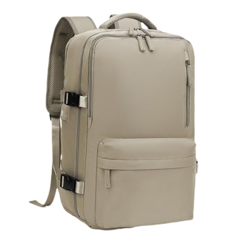 Sharplace Doppelte Umhängetasche für Damen, Gepäckrucksack, leichte multifunktionale Computertasche, Reisetasche für Erwachsene, Seesack, grau von Sharplace