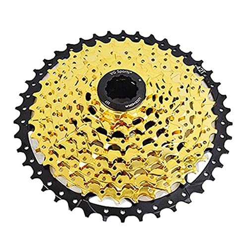 Sharplace Fahrrad Kassette 9/10 Geschwindigkeit 11-42T - Hochwertiges Zubehör für Mountainbikes, 9 Geschwindigkeit 42T Goldene Sharplace Fahrrad Kassette 9/10 Geschwindigkeit 11-42T - Hochwertiges Zubehör für Mountainbikes, 9 Geschwindigkeit 42T Goldene von Sharplace