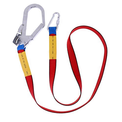 Sharplace 1.8M Fallschutz Absturzsicherung Polyester Bandschlinge mit Doppel Legierungsstahl Karabinerhaken, Fallschutz Sicherheitsseil für Outdoor Baumklettern Bergsteigen Rettungsdienst, Rot Sharplace 1.8M Fallschutz Absturzsicherung Polyester Bandschlinge mit Doppel Legierungsstahl Karabinerhaken, Fallschutz Sicherheitsseil für Outdoor Baumklettern Bergsteigen Rettungsdienst, Rot von Sharplace