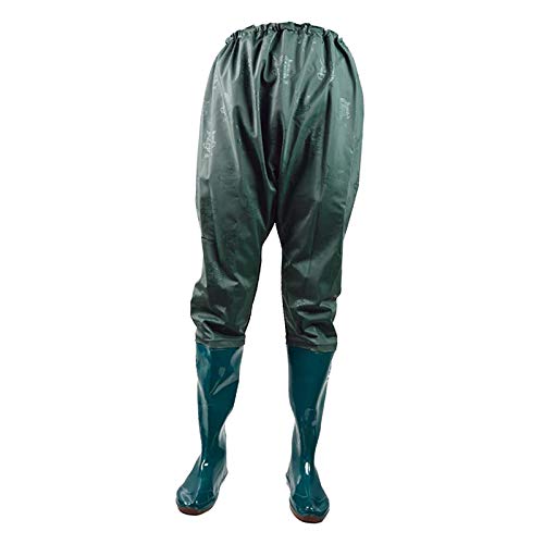 Sharplace Fischen Hip Waders Jagd Frau Wader Elastic Waistband Wathose, Grün, 37 von Sharplace