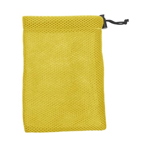 Sharplace Kleine Mesh-Tasche mit Kordelzug, Netztasche, Kordelzug, Netztaschen, Gadgets, Organizer, Aufbewahrungstasche für Golfbälle, Fitnessstudio, Schwimmen, Gelb Sharplace Kleine Mesh-Tasche mit Kordelzug, Netztasche, Kordelzug, Netztaschen, Gadgets, Organizer, Aufbewahrungstasche für Golfbälle, Fitnessstudio, Schwimmen, Gelb von Sharplace