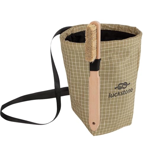 Sharplace Kletterkreidebeutel, Aufbewahrungstasche, multifunktional, Premium-Geschenk, Gym-Kreidebeutel, Turnbeutel zum Bouldern, Outdoor-Wandern, Goldener Sand von Sharplace