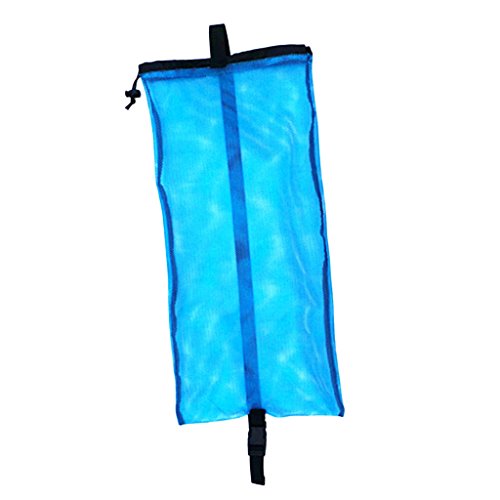 Sharplace Netzbeutel Mesh Kordelzug Tasche Netztasche Flossentasche für Tauchen Schnorcheln Schwimmen Ausrüstung, Blau Sharplace Netzbeutel Mesh Kordelzug Tasche Netztasche Flossentasche für Tauchen Schnorcheln Schwimmen Ausrüstung, Blau von Sharplace