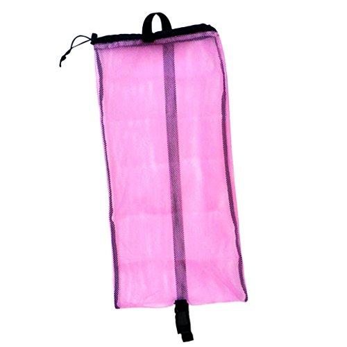 Sharplace Netzbeutel Mesh Kordelzug Tasche Netztasche Flossentasche für Tauchen Schnorcheln Schwimmen Ausrüstung, Rosa Sharplace Netzbeutel Mesh Kordelzug Tasche Netztasche Flossentasche für Tauchen Schnorcheln Schwimmen Ausrüstung, Rosa von Sharplace