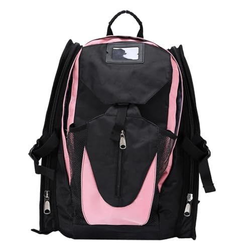 Sharplace Rollschuh-Rucksack, Schlittschuh-Tragetasche, Skate-Zubehör, Inline-Skating-Tasche, Skate-Schuhe, Tasche für Skating-Schuhe, Skistiefel, Rosa groß Sharplace Rollschuh-Rucksack, Schlittschuh-Tragetasche, Skate-Zubehör, Inline-Skating-Tasche, Skate-Schuhe, Tasche für Skating-Schuhe, Skistiefel, Rosa groß von Sharplace