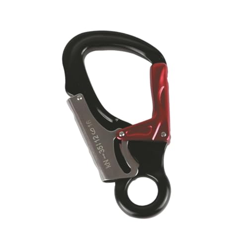 Sharplace Selbstsichernder Karabinerhaken, Doppelverriegelungs-Karabinerhaken aus Aluminiumlegierung, 35 kN, Leichter Karabiner mit automatischer Verriegelung, Schwarz Sharplace Selbstsichernder Karabinerhaken, Doppelverriegelungs-Karabinerhaken aus Aluminiumlegierung, 35 kN, Leichter Karabiner mit automatischer Verriegelung, Schwarz von Sharplace