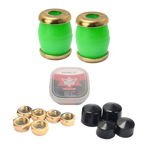 Sharplace Skateboard Achsenbuchsen Skateboard Teile Umbausatz Unterlegscheiben Skateboard Wartung Skateboard Stoßdämpfer Shock Pad, Style E von Sharplace