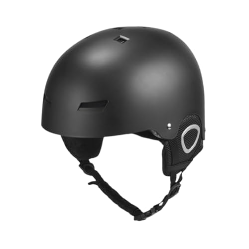 Sharplace Skihelm Skateboardhelm Bequemer Sporthelm Erwachsene Snowboardhelm Schneehelm für Skateboarding Wintersport, Black L von Sharplace