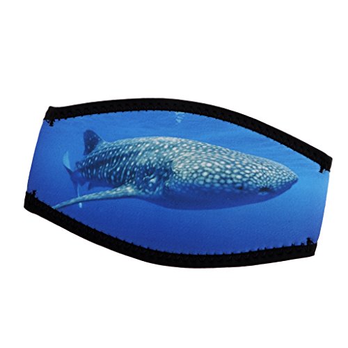 Sharplace Universal Neopren Maskenband Abdeckung Tauchen Neopren Abdeckung, Erwachsene Neopren Tauchmaskenband Wasserdicht Maskenband für Tauchen Schnorcheln Taucherbrille Wassersport Schwimmen, Blau von Sharplace