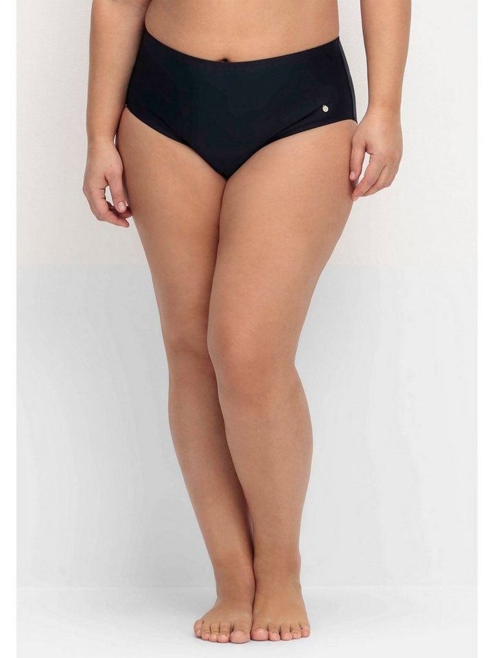 Sheego Bikini-Hose Große Größen in hohem Schnitt, mit Shaping-Einsatz von Sheego