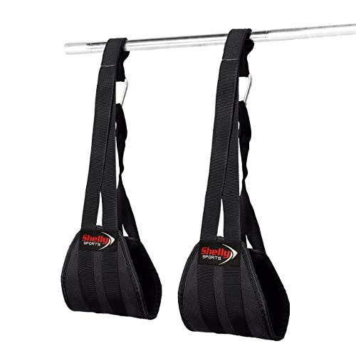 SHELLY Bauchmuskelschlingen, Premium hängende Bauchmuskelaufbau Armstütze für Bauchmuskeltraining Klimmzugstange Befestigung robuste Karabiner, hängende Beinerhöhung Bauchmuskeltraining (schwarz) SHELLY Bauchmuskelschlingen, Premium hängende Bauchmuskelaufbau Armstütze für Bauchmuskeltraining Klimmzugstange Befestigung robuste Karabiner, hängende Beinerhöhung Bauchmuskeltraining (schwarz) von Shelly Sports