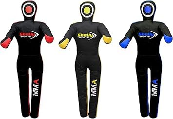 Shelly MMA Dummy Judo Grappling Dummy Boxsack Brazilian BJJ JIU Jitsu Stehposition Dummy Wrestling Martial Arts Boxen Karate Training Schnuller - Canvas - ungefüllt Shelly MMA Dummy Judo Grappling Dummy Boxsack Brazilian BJJ JIU Jitsu Stehposition Dummy Wrestling Martial Arts Boxen Karate Training Schnuller - Canvas - ungefüllt von Shelly Sports