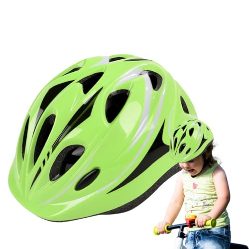 Fahrradschutzhelm Kinder,Kinderfahrradschutzhelm - Belüftung Robuster Fahrradschutzhelm für Kinder - Bequemer multifunktionaler Kopfschutz mit verstellbarem Riemen, Fahrradzubehör für von Shenrongtong