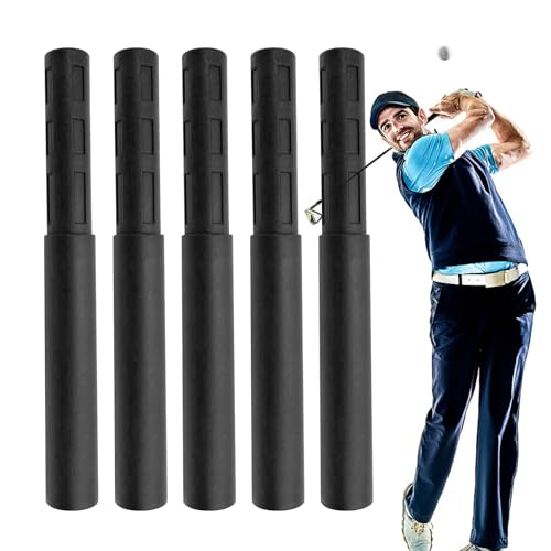 Golfschaftverlängerung,Golfschlägerschaftverlängerung - 5 Stück Golf Putter Extension Stick Eisen Extender,Golfzubehör, Schlägerverlängerung für Golfliebhaber, Golfspieler, Golfanfänger von Shenrongtong