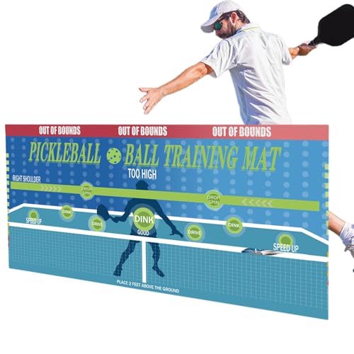 Shenrongtong Pickleballs-Übungsbrett, Pickleballs-Übungsausrüstung,Vielseitiges Pickleballs Rebounder Board Pickleballs Dink Pad - Tragbares Pickleballs-Übungs-Rebounder, Pickleballs-Übungsposter für von Shenrongtong