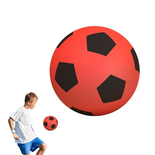 Shenrongtong Weicher Fußball, weicher Fußball für den Innenbereich | Indoor-Trainingsball Leise | Sportschaum-Fußball, weicher Fußball-Schaumstoffball für Kinder, Teenager, Erwachsene, zum Üben im von Shenrongtong