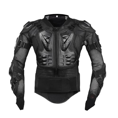 Ski-Schutzwesten - Motorrad-Körperschutzanzug,Abnehmbare Schutzausrüstung Jacke Shirt Protector Offroad Dirt Bike Gear für Erwachsene von Shenrongtong