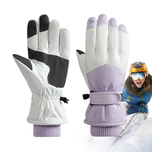 Unisex Skihandschuhe Touchscreen Schneehandschuhe Isolierte Handschuhe für Damen Herren Anti-Rutsch-Winterhandschuhe für Outdoor-Aktivitäten von Shenrongtong