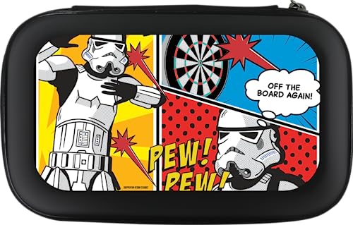 Offiziell lizenziertes Original Stormtrooper, offiziell lizenziertes Dartkoffer, Aufbewahrungsetui, erhältlich in mehreren Designs., Schwarz , Gepäck-Set von Shepperton Design Studios