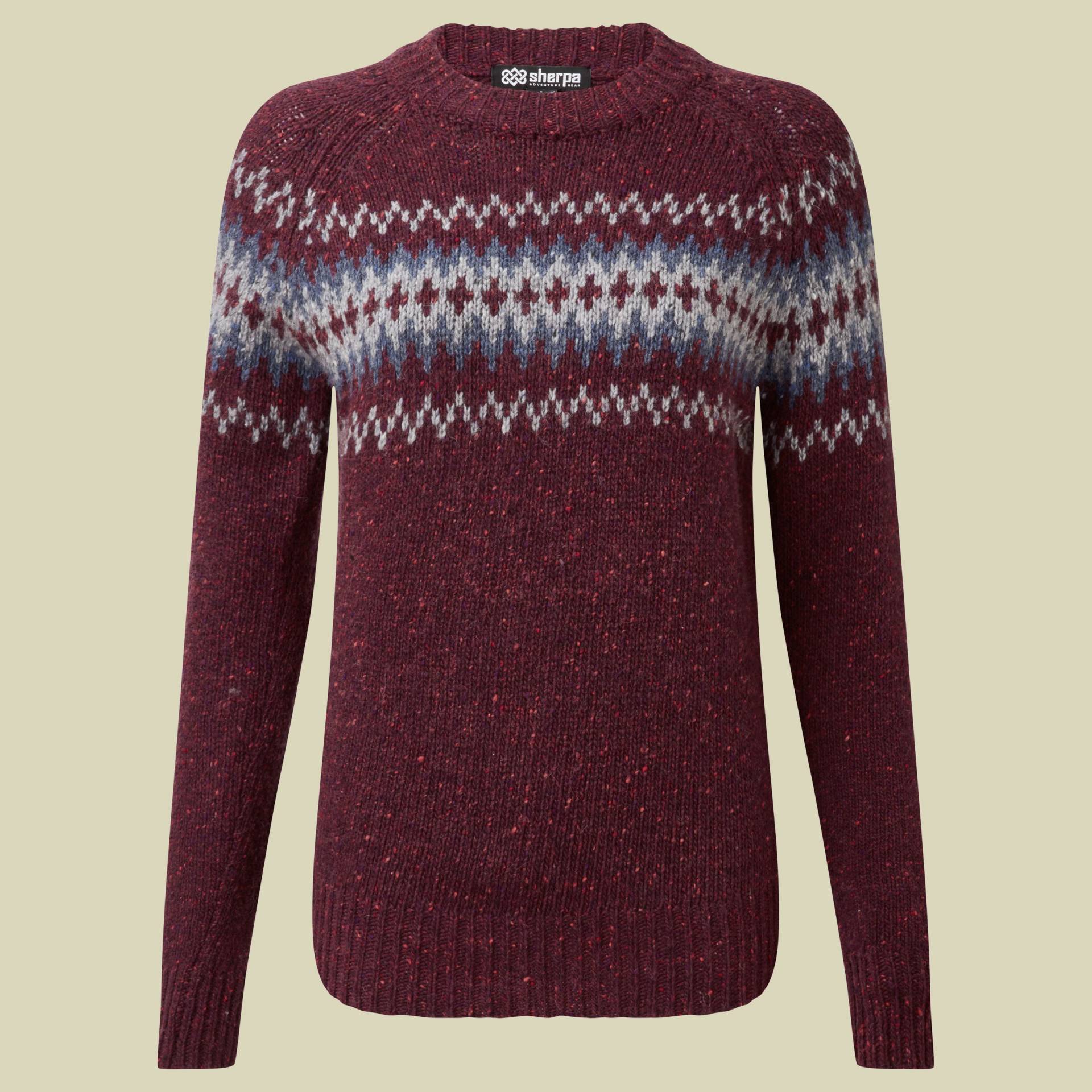 Dumji Crew Sweater Women Größe L Farbe beet red Dumji Crew Sweater Women Größe L Farbe beet red von Sherpa