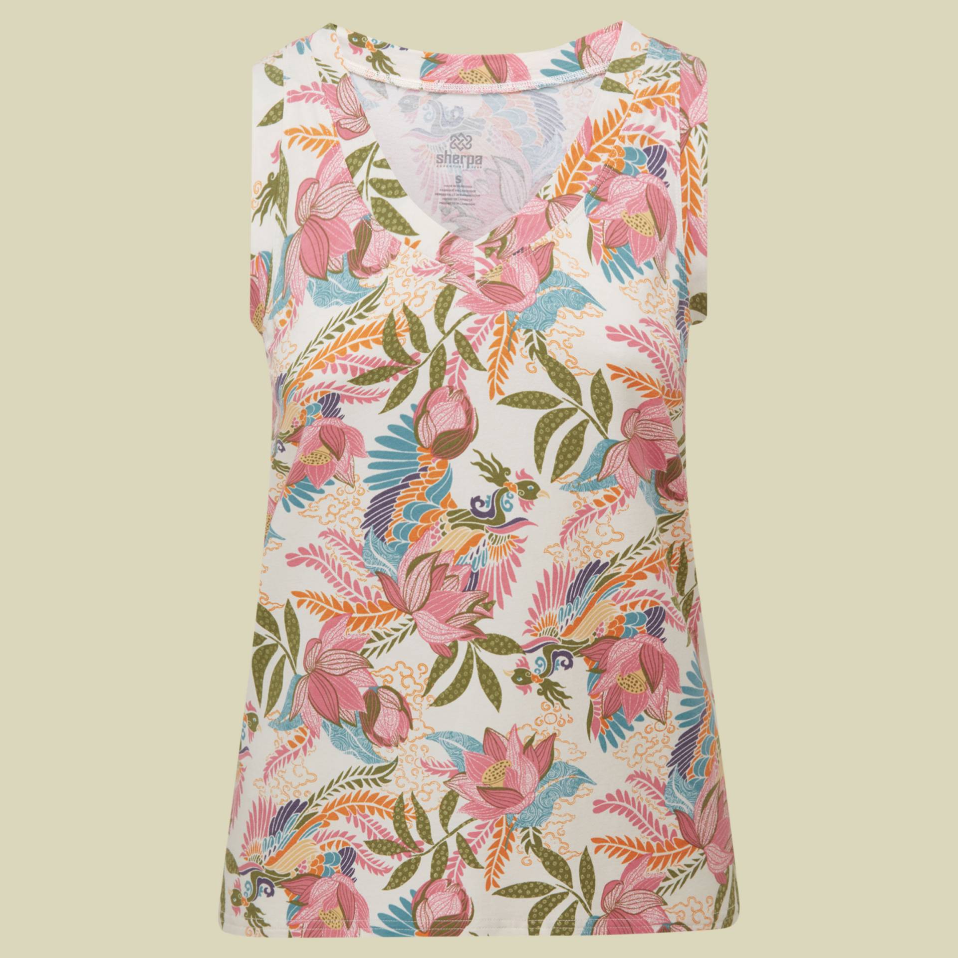 Neha V-Neck Tank Women rosa L - Farbe rosie peacock Neha V-Neck Tank Women rosa L - Farbe rosie peacock von Sherpa