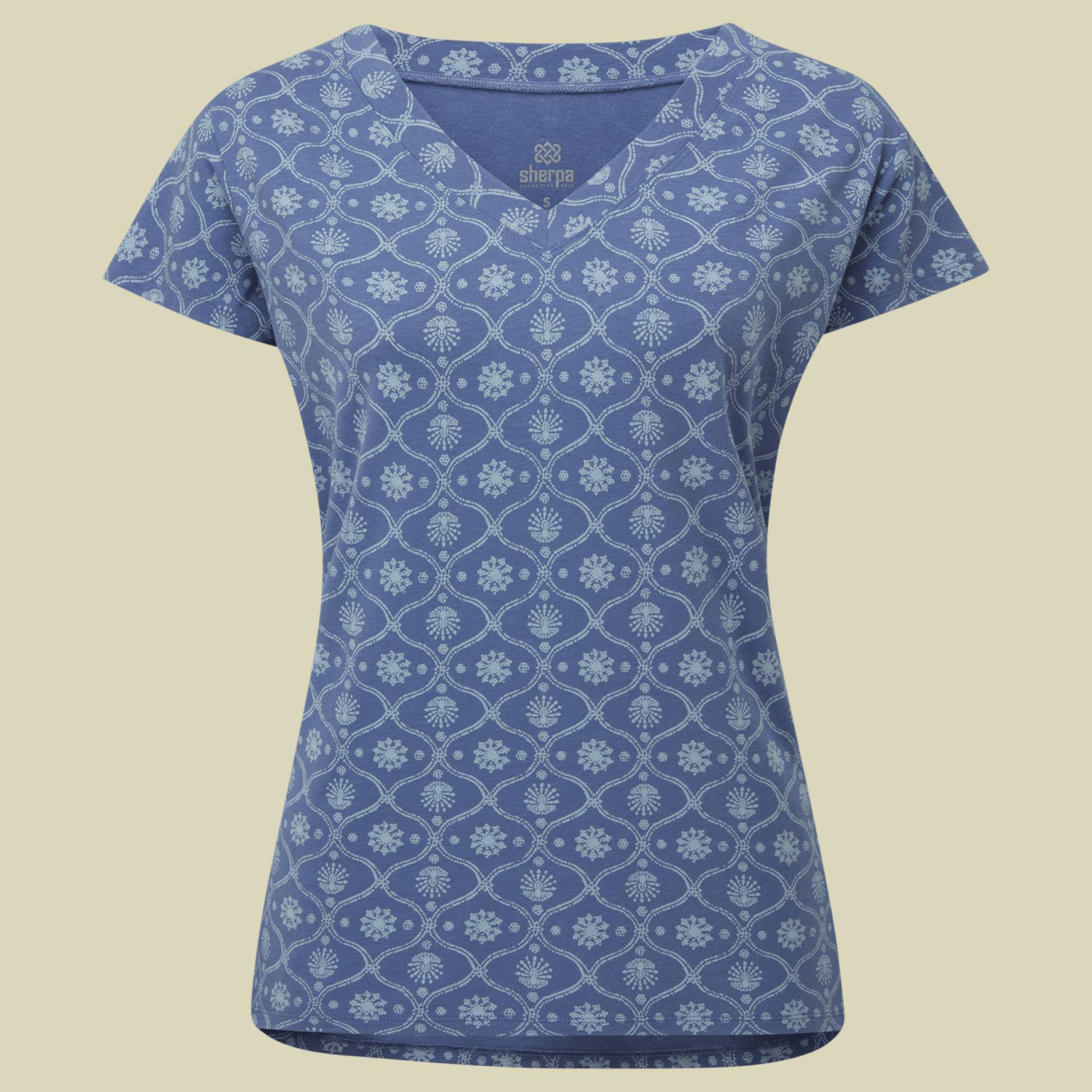 Neha V-Neck Tee Women blau L - Farbe seaport blue sublime Neha V-Neck Tee Women blau L - Farbe seaport blue sublime von Sherpa