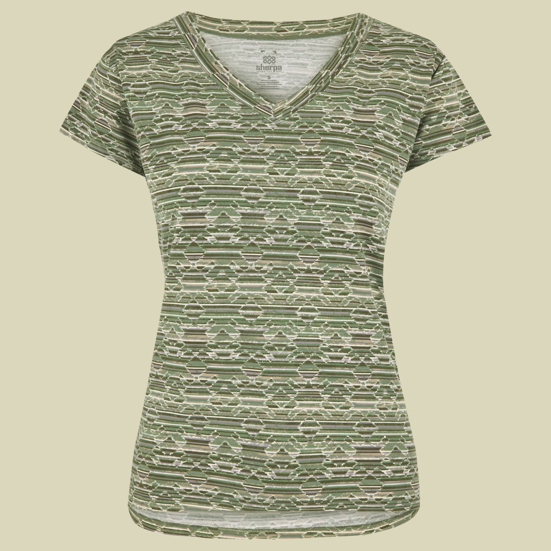 Neha V-Neck Tee Women mint M - Farbe light hydra barely there von Sherpa