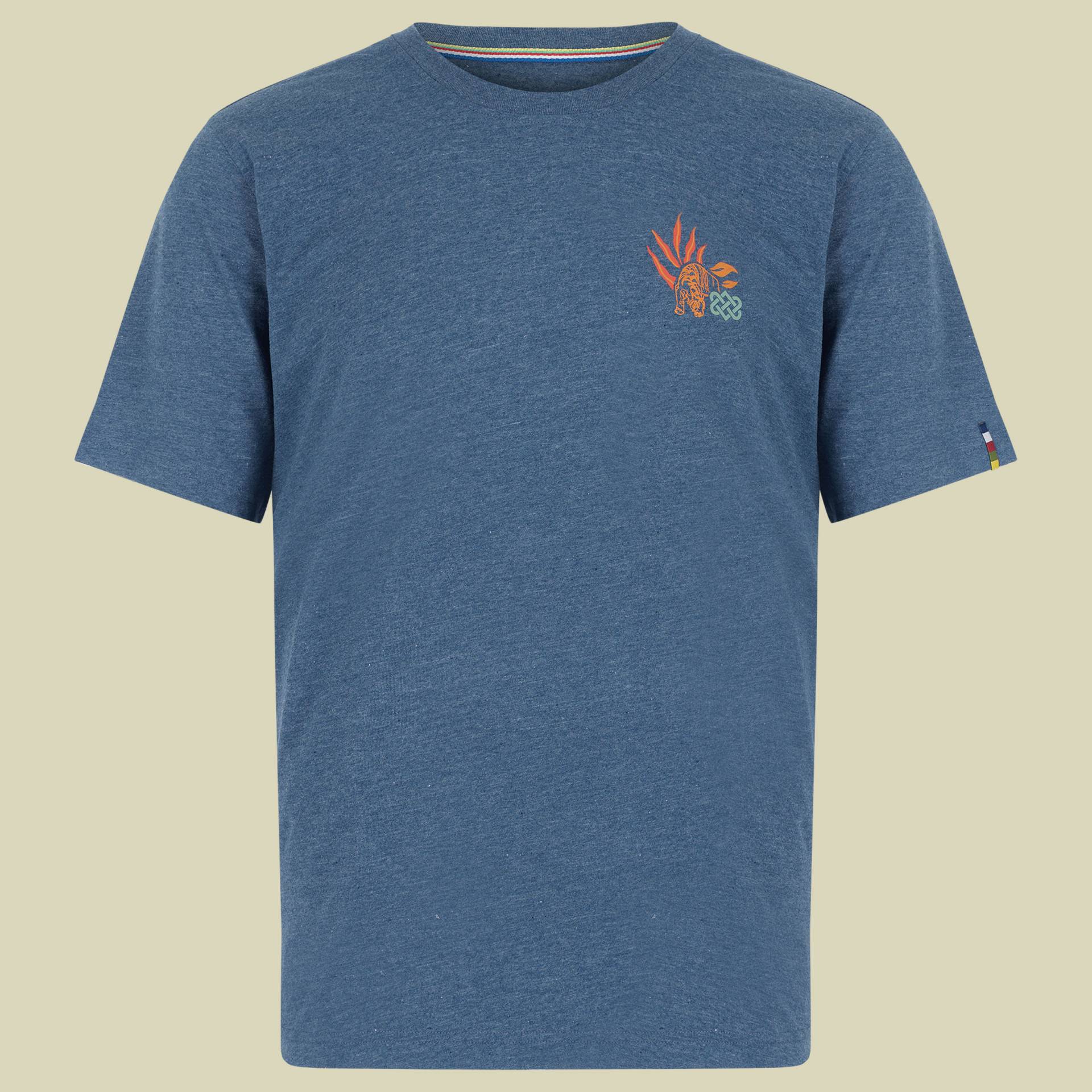 Purpose Tee L blau - neelo blue von Sherpa