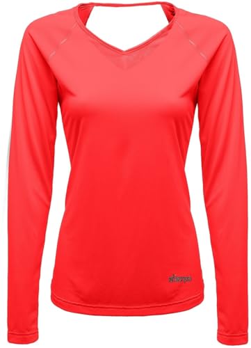 SHERPA ADVENTURE GEAR Rinchen Langarm-T-Shirt für Damen, Dasain Red, Größe M SHERPA ADVENTURE GEAR Rinchen Langarm-T-Shirt für Damen, Dasain Red, Größe M von Sherpa