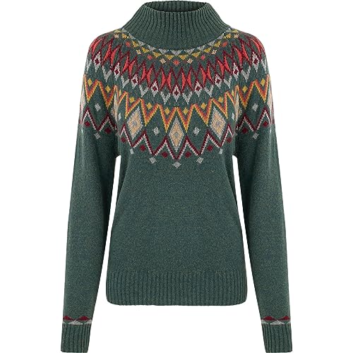 Sherpa Adventure Gear Damen Indu Eco Mock Neck Pullover, Forest, M Sherpa Adventure Gear Damen Indu Eco Mock Neck Pullover, Forest, M von Sherpa