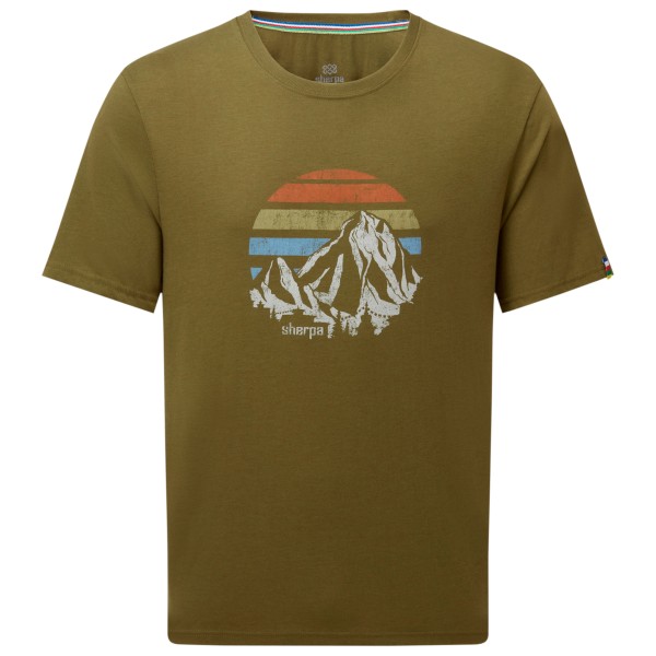 Sherpa - Bali Retro Sunset Tee - T-Shirt Gr L oliv Sherpa - Bali Retro Sunset Tee - T-Shirt Gr L oliv von Sherpa