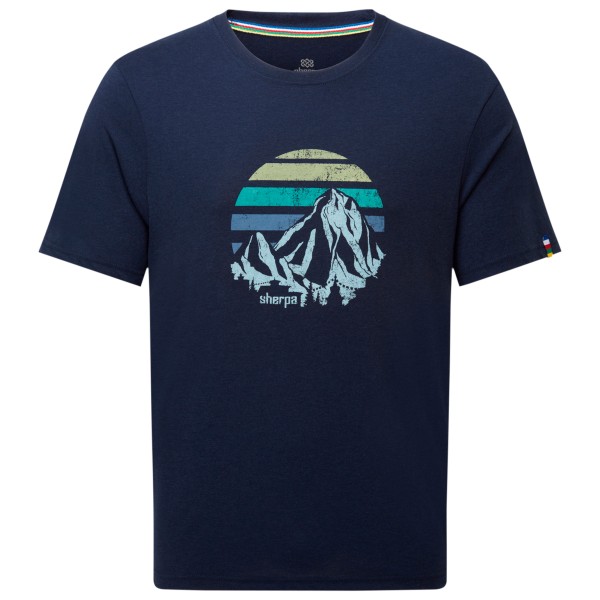 Sherpa - Bali Retro Sunset Tee - T-Shirt Gr S blau Sherpa - Bali Retro Sunset Tee - T-Shirt Gr S blau von Sherpa