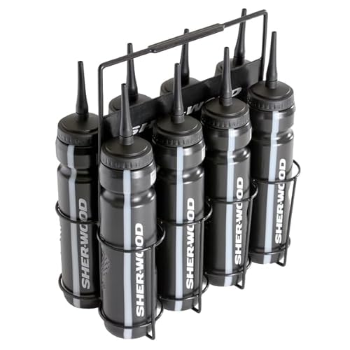 Sherwood SHER-Wood Metall TRÄGER MIT 8 SCHWARZ TRINKFLASCHE, Farbe:schwarz Sherwood SHER-Wood Metall TRÄGER MIT 8 SCHWARZ TRINKFLASCHE, Farbe:schwarz von Sherwood