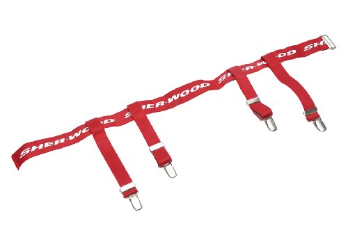 SHER-WOOD - Bambini Hockey Strumpfhalter GB1-Klipp für Kinder I verstellbare Strumpfhalter I Klipp-Halterung für Eishockeystrümpfe I Eishockey-Sport I Inline-Hockey I Eishockeyzubehör für Kinder - Rot SHER-WOOD - Bambini Hockey Strumpfhalter GB1-Klipp für Kinder I verstellbare Strumpfhalter I Klipp-Halterung für Eishockeystrümpfe I Eishockey-Sport I Inline-Hockey I Eishockeyzubehör für Kinder - Rot von Sherwood