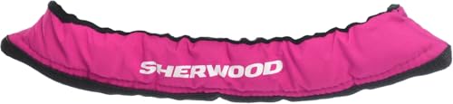 Sherwood Unisex SHER WOOD Junior Pro Eishockey elastische Kufenstr mpfe f r Kinder Eishockey Schlittschuhe 2, rosa, Einheitsgröße EU von Sherwood