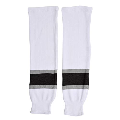 SHERWOOD - Erwachsenen Hockeystutzen Los Angeles NHL Senior I Schienbeinschutz I Stutzen für Hockeyspieler I ideale Passform I 100% Polyester, Weiß/Schwarz/Grau SHERWOOD - Erwachsenen Hockeystutzen Los Angeles NHL Senior I Schienbeinschutz I Stutzen für Hockeyspieler I ideale Passform I 100% Polyester, Weiß/Schwarz/Grau von Sherwood