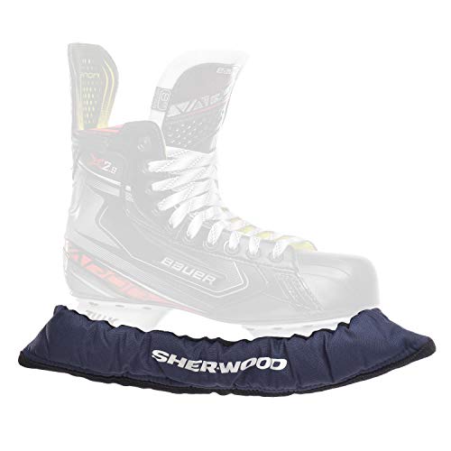 SHER-WOOD Junior Pro elastische Kufenstrümpfe für Kinder Eishockey-& Schlittschuhe, 2 Stück, Marine, One Size SHER-WOOD Junior Pro elastische Kufenstrümpfe für Kinder Eishockey-& Schlittschuhe, 2 Stück, Marine, One Size von SHER-WOOD