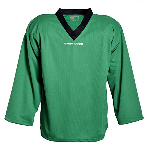 Sherwood Erwachsene Trainingstrikot Sher-Wood Practice Jersey, Grün, XL von Sherwood