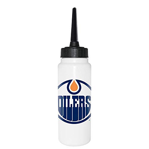 Sherwood NHL Trinkflasche 1000 ml, Edmonton Oilers, Eishockey Trinkflasche, Sportflasche mit NHL Club Logo, biegsamer Silikon-Trinkhalm Sherwood NHL Trinkflasche 1000 ml, Edmonton Oilers, Eishockey Trinkflasche, Sportflasche mit NHL Club Logo, biegsamer Silikon-Trinkhalm von Sherwood