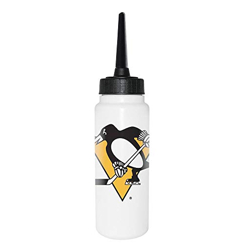 Sherwood NHL Trinkflasche 1000 ml, Pittsburgh Penguins, Eishockey Trinkflasche, Sportflasche mit NHL Club Logo, biegsamer Silikon-Trinkhalm Sherwood NHL Trinkflasche 1000 ml, Pittsburgh Penguins, Eishockey Trinkflasche, Sportflasche mit NHL Club Logo, biegsamer Silikon-Trinkhalm von Sherwood
