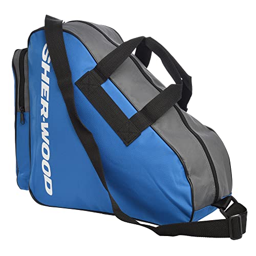 Sherwood Schlittschuhtasche, Inliner-Tasche für Erwachsene und Kinder, Eishockey-Bag, ideal für Rollschuhe und Eislaufschuhe (Marine) Sherwood Schlittschuhtasche, Inliner-Tasche für Erwachsene und Kinder, Eishockey-Bag, ideal für Rollschuhe und Eislaufschuhe (Marine) von Sherwood
