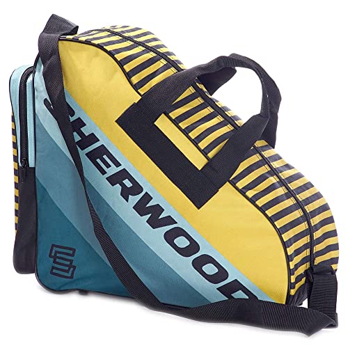 Sherwood Schlittschuhtasche, Inliner-Tasche für Erwachsene und Kinder, Eishockey-Bag, ideal für Rollschuhe und Eislaufschuhe (Pine/Kiwi) Sherwood Schlittschuhtasche, Inliner-Tasche für Erwachsene und Kinder, Eishockey-Bag, ideal für Rollschuhe und Eislaufschuhe (Pine/Kiwi) von Sherwood