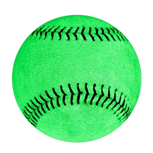 Shichangda Beleuchteter Baseball,Leuchtender Baseball - Night Practice Standard 9-Zoll-Baseball - Leuchtende Sichtbarkeit für nächtliches Catch & Hit, für Baseballspieler, Erwachsene, Jugendliche von Shichangda