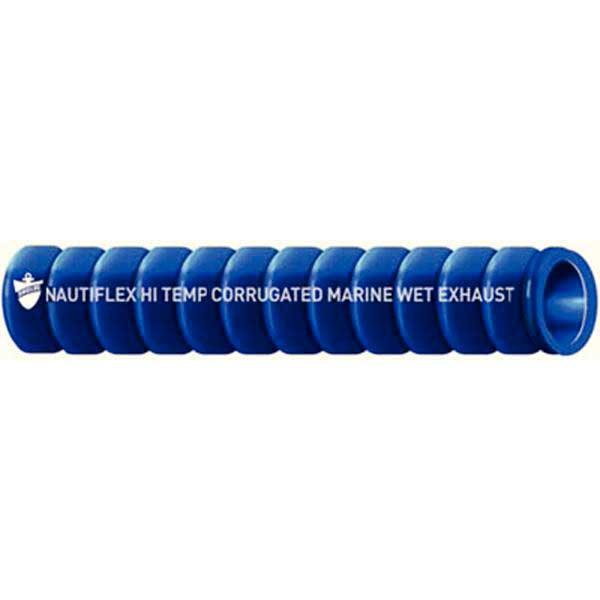 Shields Corrugated Silicone Water Exhaust Hose Series 262 Extension Blau 19 mm von Shields