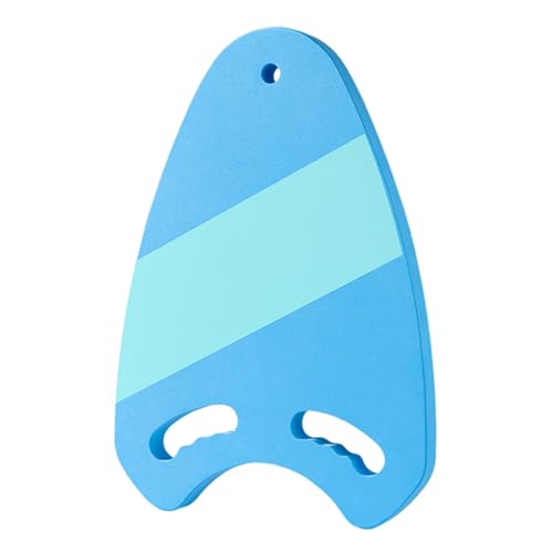 Shienfir Geruchsfreie PVC-Kickboard-Schwimmfußstütze für Anfänger, Schwimmbrett für Kinderbecken mit Handlauflöchern, Schwimmtrainingshilfe für den Sommer Blau von Shienfir