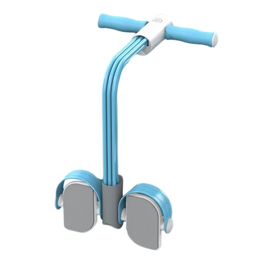 Shienfir Pedalzieher mit digitalem Zähler, intelligentes Widerstandsseilband, Multifunktionsspannung für Heim-Fitness-Workout, elastische Yoga-Körperdehnung Blau 4 von Shienfir